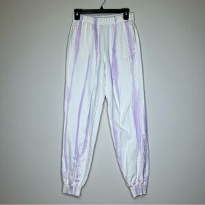 Purple & White Champion Sweatpants